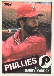 1985 Topps Baseball Cards      235     Garry Maddox